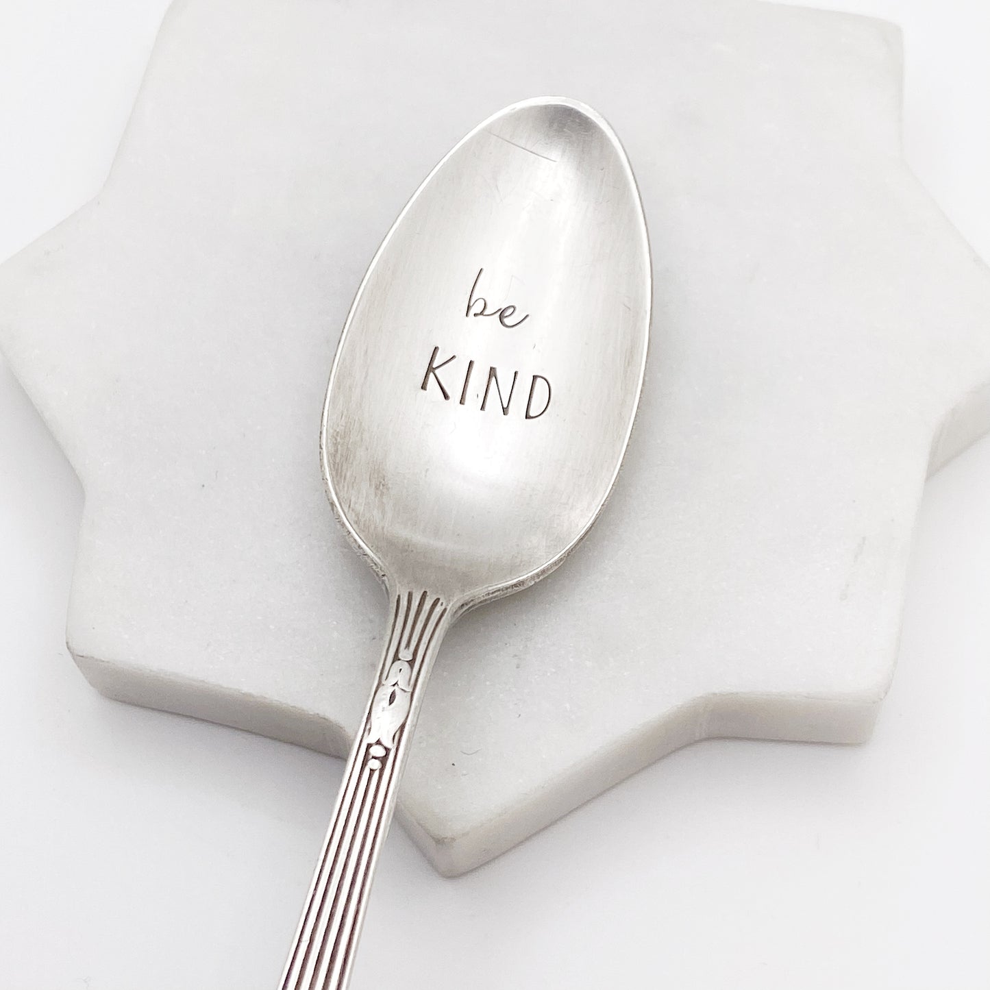 Be Kind, Hand Stamped Vintage Spoon Spoons callistafaye   