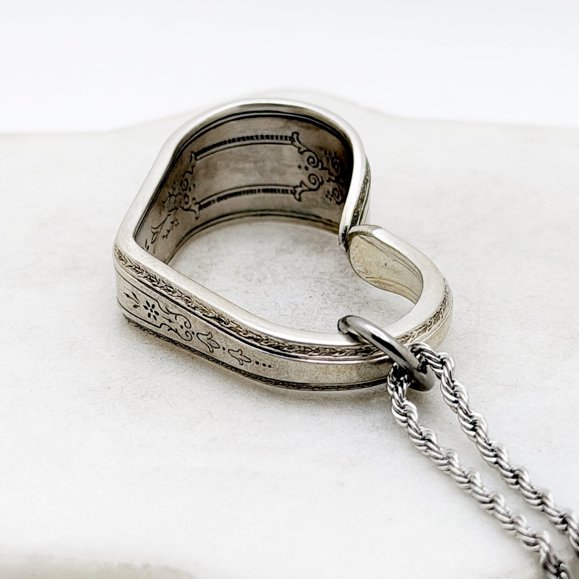 Argosy 1926, Antique Floating Heart, Antique Spoon Jewelry Hearts callistafaye