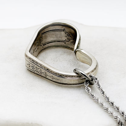 Argosy 1926, Antique Floating Heart, Antique Spoon Jewelry Hearts callistafaye