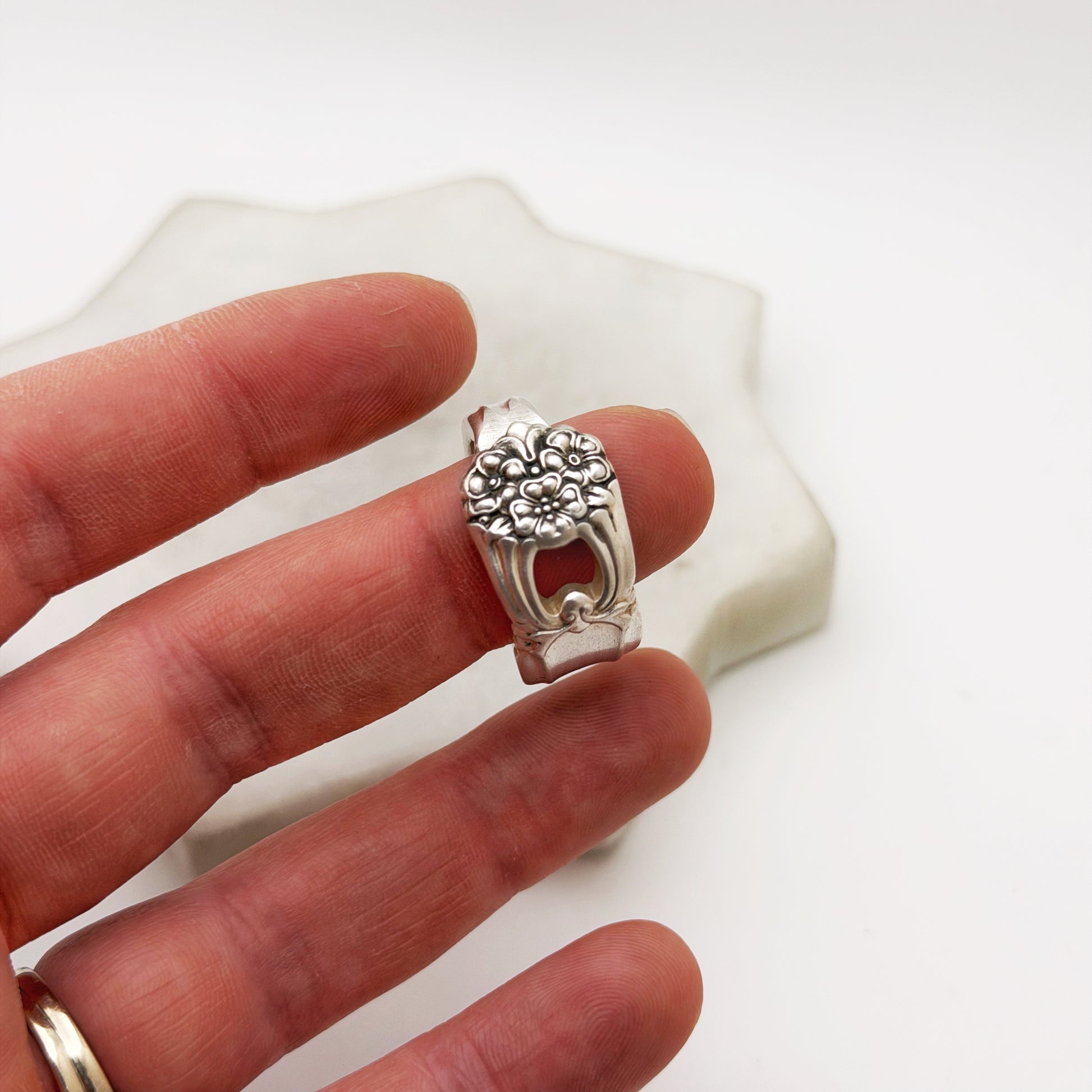 Eternally Yours 1941, Custom Size Spoon Ring, Vintage Silverware Ring Rings callistafaye