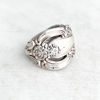 Silver Artistry 1965, Custom Size Spoon Ring, Vintage Silverware Ring Rings callistafaye   