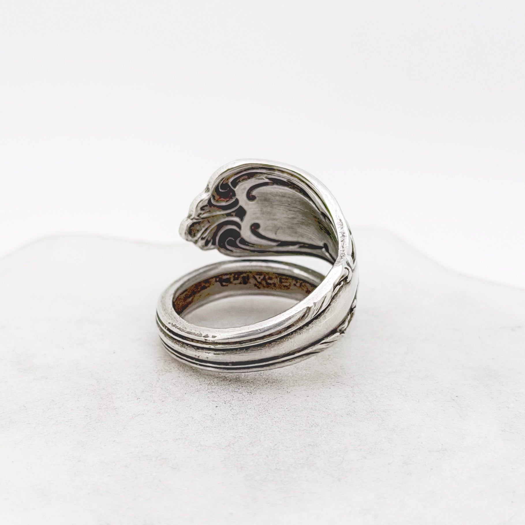 Chalice Harmony 1958, Size 8.5, Spiral Ring, Vintage Spoon Ring Rings callistafaye