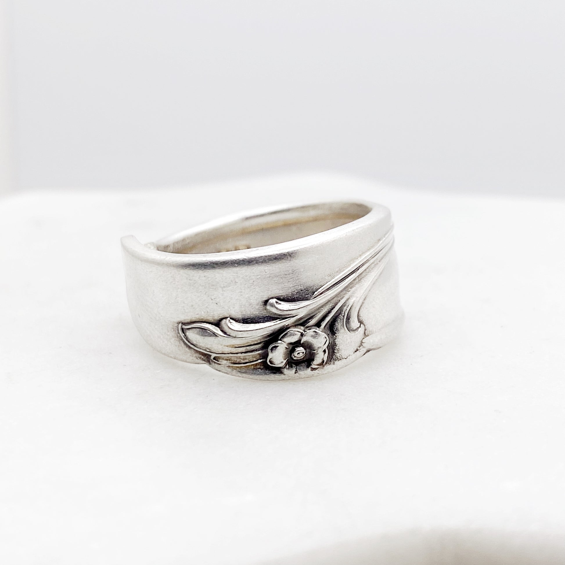 Exquisite 1957, Custom Size Spoon Ring, Vintage Silverware Ring Rings callistafaye   