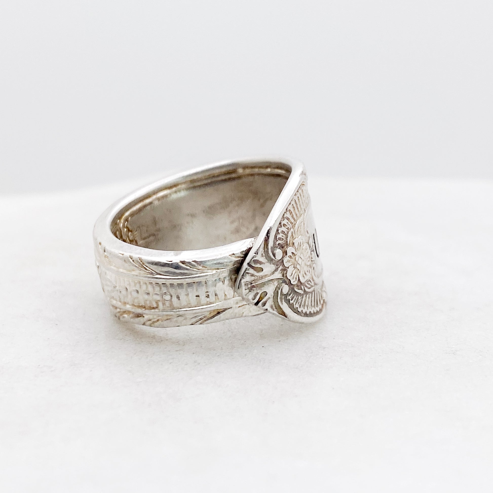 Unstoppable, Cotillion 1937, Custom Size Spoon Ring, Vintage Silverware Ring Rings callistafaye