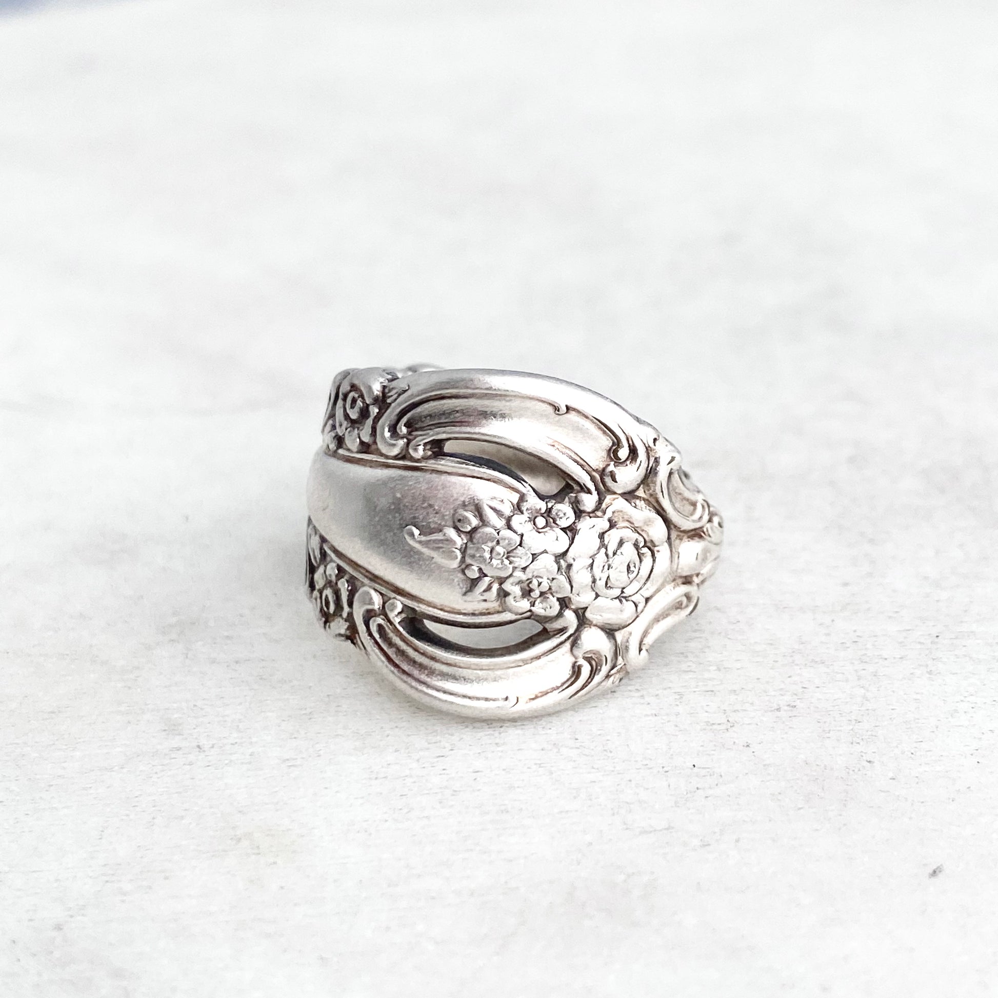 Silver Artistry 1965, Custom Size Spoon Ring, Vintage Silverware Ring Rings callistafaye   