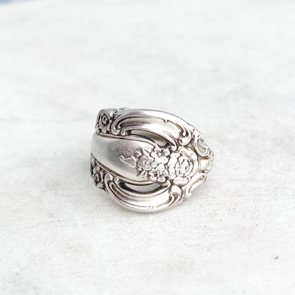 Silver Artistry 1965, Custom Size Spoon Ring, Vintage Silverware Ring Rings callistafaye   