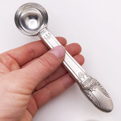 First Love 1937, Tea Measuring Spoon, Vintage Silverware Scoop Scoop callistafaye