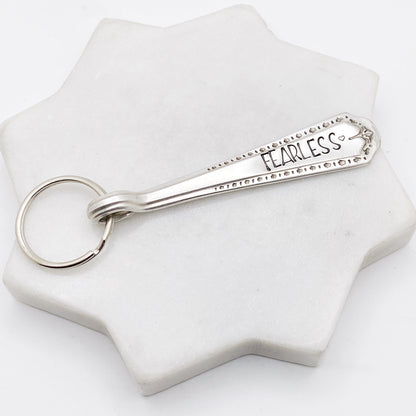 Fearless, Spoon Handle Keychain Keychains callistafaye   