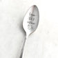 Brew Sip Repeat, Hand Stamped Vintage Spoon Spoons callistafaye   