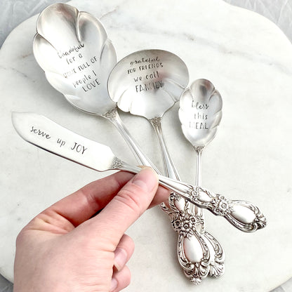 Heritage 1953, Serving Set 2, Hand Stamped Vintage Serving Sets & Pieces Serving Set callistafaye   