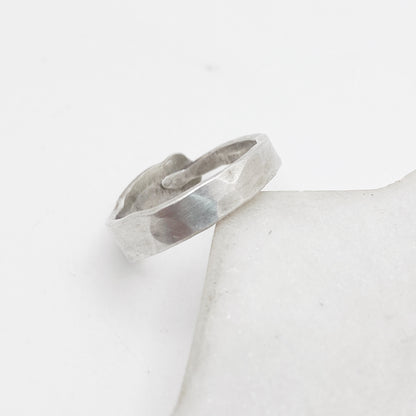 Fork Tine Ring, Hammered Stacking Ring, Reversible Ring Rings callistafaye