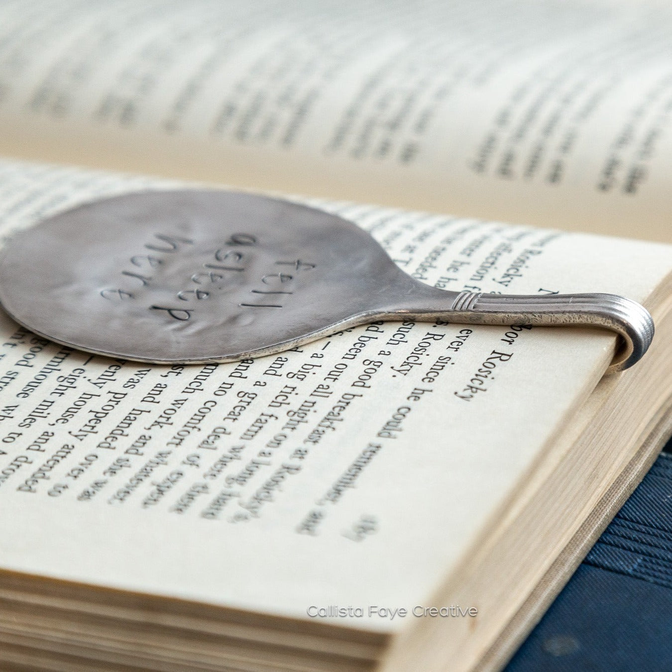 Booked All Weekend, Vintage Spoon Bookmark Bookmarks callistafaye   