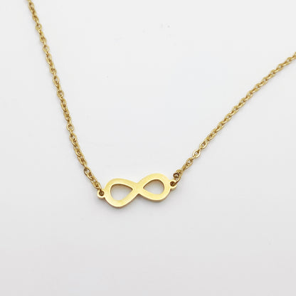 Infinity, Dainty Pendant Necklace, Layering Necklace, Stainless Steel Jewelry, Minimalist Necklace, Waterproof Jewelry, Dainty Necklace Necklaces callistafaye   