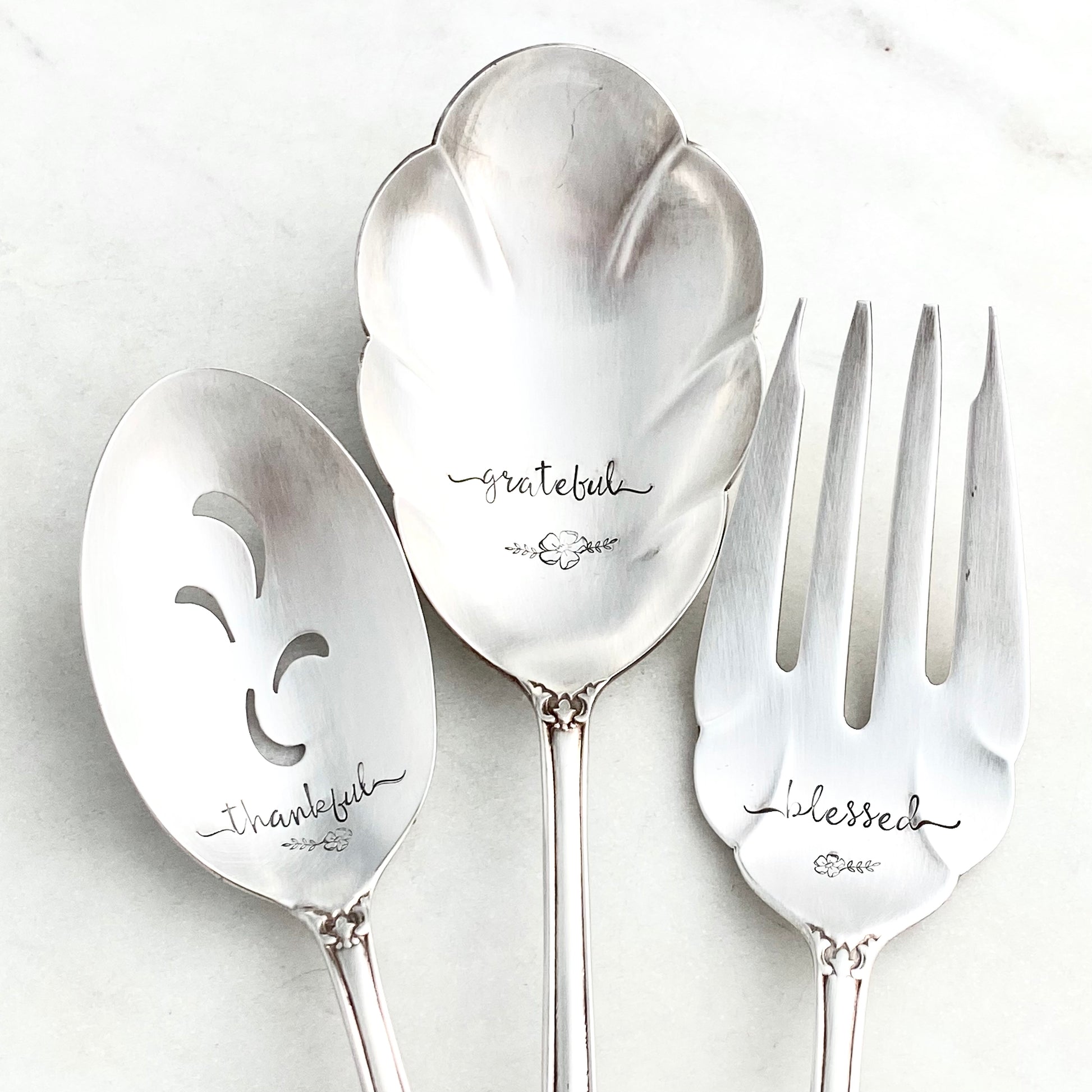 Reflection 1959, Serving Set, Hand Stamped Vintage Serving Sets & Pieces Serving Set callistafaye   