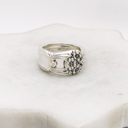 Eternally Yours 1941, Custom Size Spoon Ring, Vintage Silverware Ring Rings callistafaye