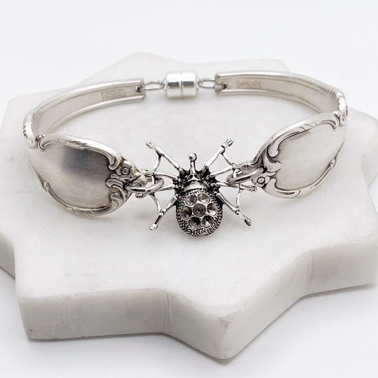 Reflection 1959 / Spider, Two-Part Spoon Bracelet, Vintage Spoon Handle, Antique Spoon Bracelet Bracelets callistafaye   