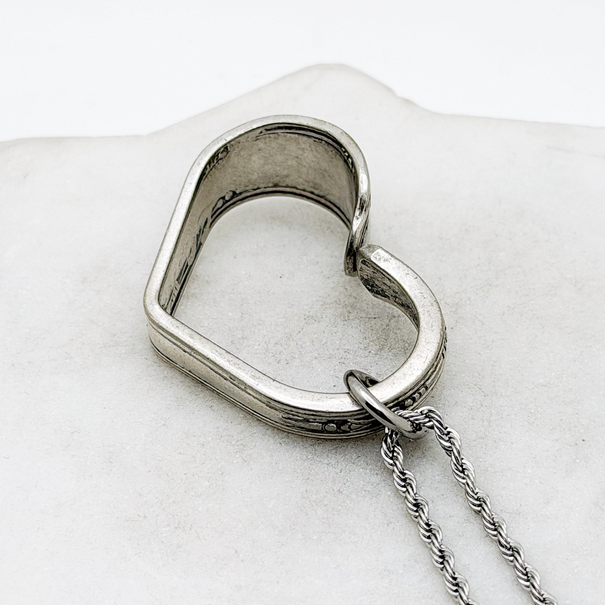 Meadowbrook 1936, Floating Heart, Vintage Spoon Jewelry Hearts callistafaye