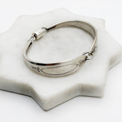 Adam 1917, Antique Two-Part Spoon Bracelet, Antique Spoon Handle, Antique Spoon Bracelet Bracelets callistafaye