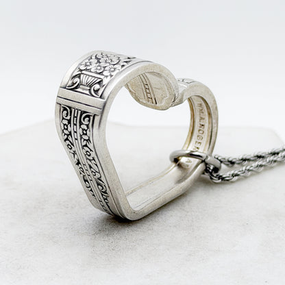 Celebrity - Wild Rose 1939, Floating Heart, Vintage Spoon Jewelry Hearts callistafaye