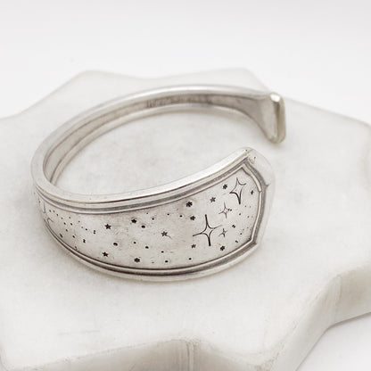 Starry Night, Oneida Hotel, Cuff Bracelet, Vintage Spoon Handle, Iced Tea Spoon Bracelet Bracelets callistafaye