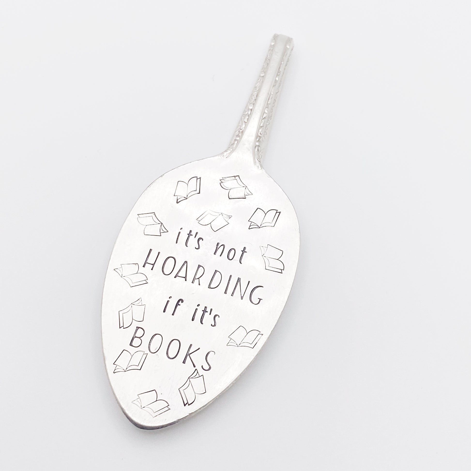 It's Not Hoarding if it's Books, Vintage Spoon Bookmark Bookmarks callistafaye   