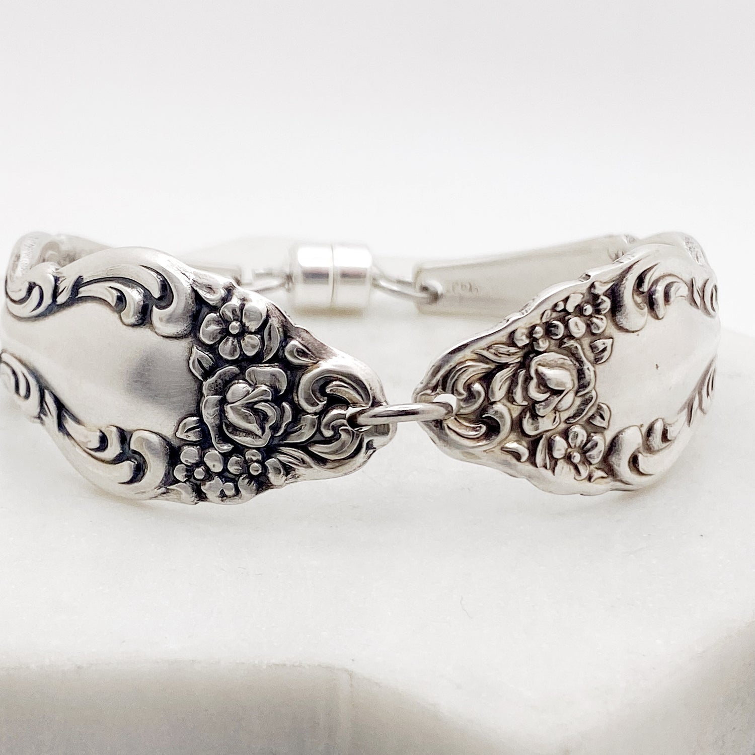 Baroque Rose 1967, Two-Part Spoon Bracelet, Vintage Spoon Handle, Vintage Spoon Bracelet Bracelets callistafaye