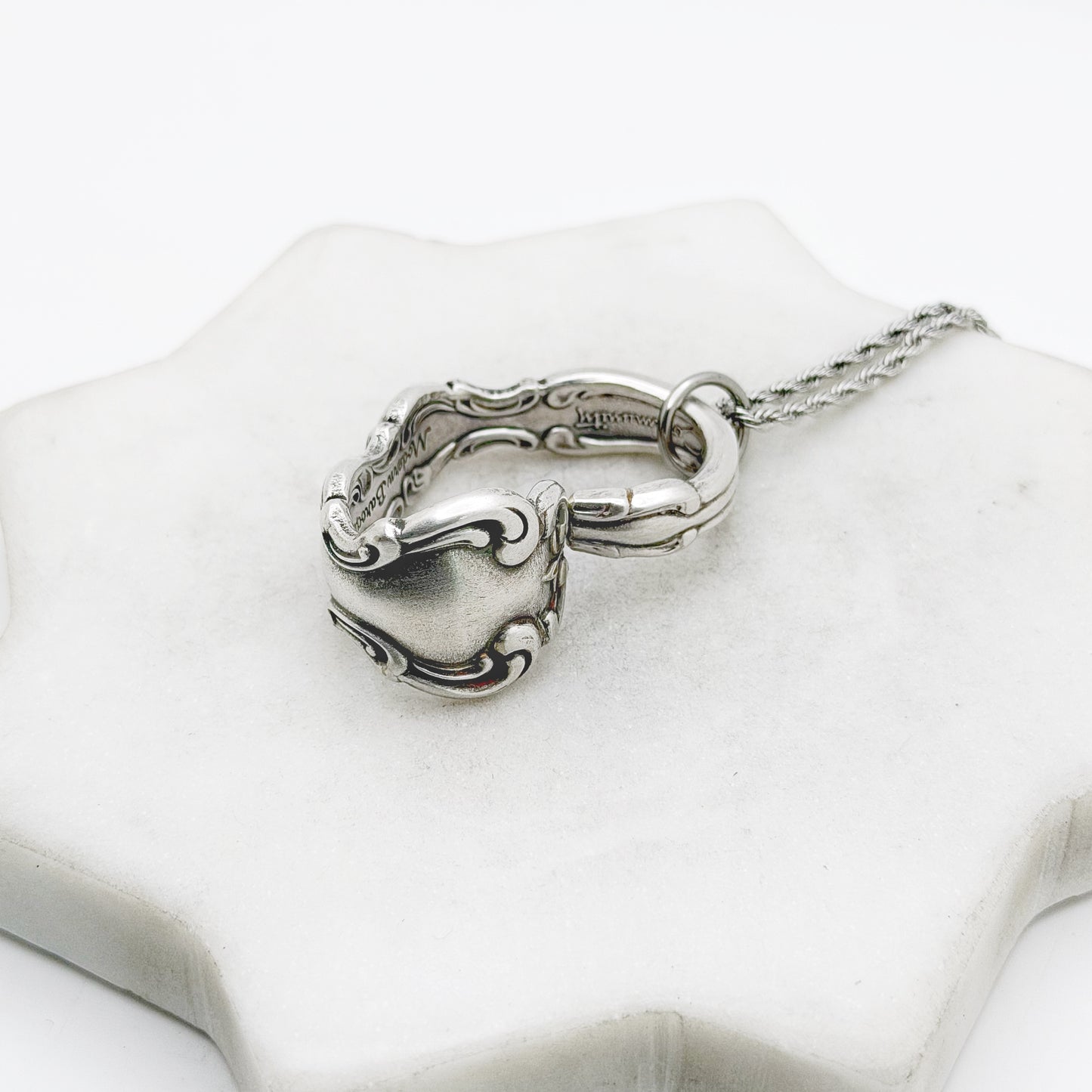 Modern Baroque 1969, Floating Heart, Vintage Spoon Jewelry Hearts callistafaye