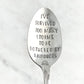 I've Survived Too Many Storms to be Bothered by Raindrops, Hand Stamped Vintage Spoon Spoons callistafaye   