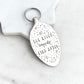 And She Lived Happily Ever After, Hand Stamped Vintage Spoon Keychain Keychains callistafaye   