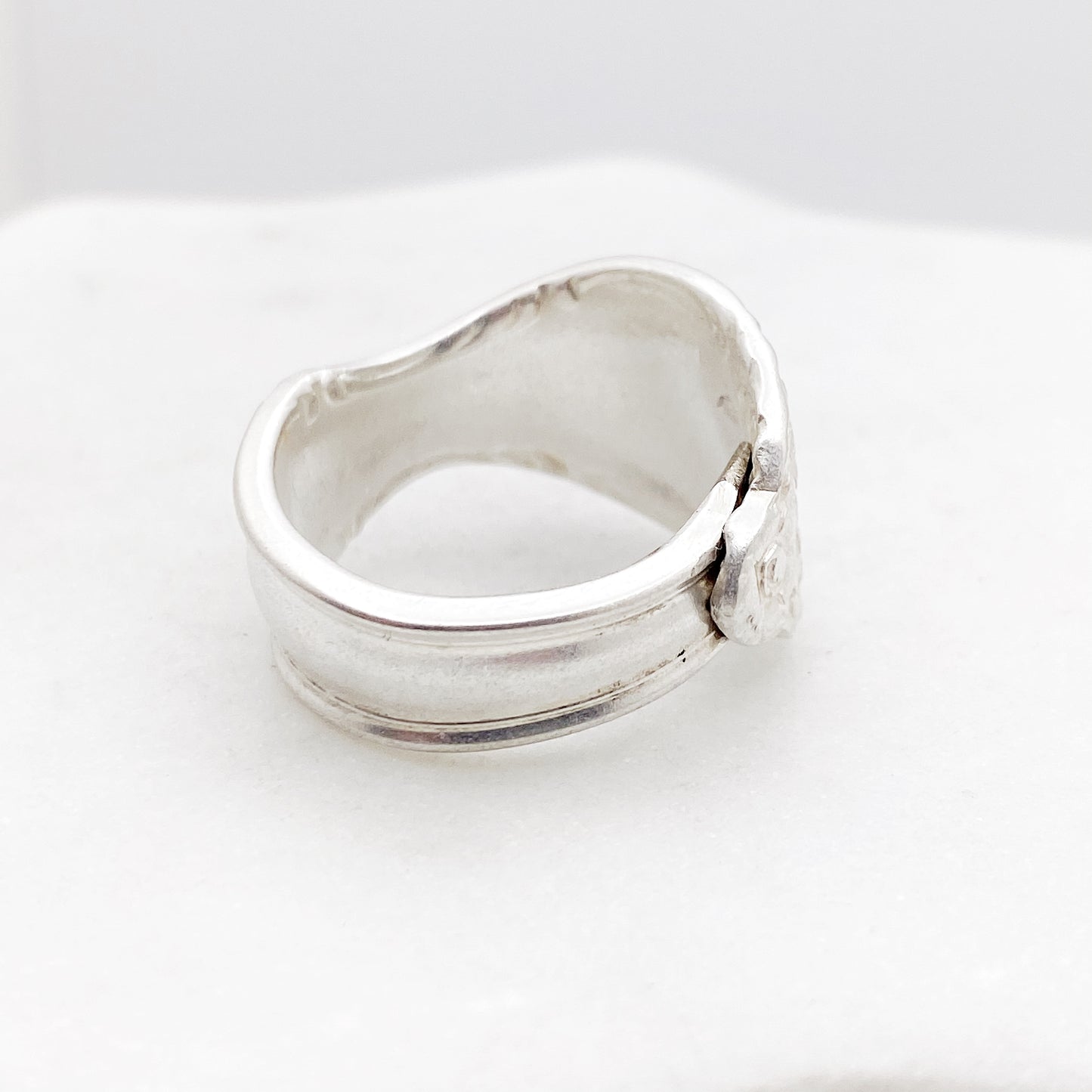 Fuck It, Silvery Mist 1955, Custom Size Spoon Ring, Vintage Silverware Ring Rings callistafaye