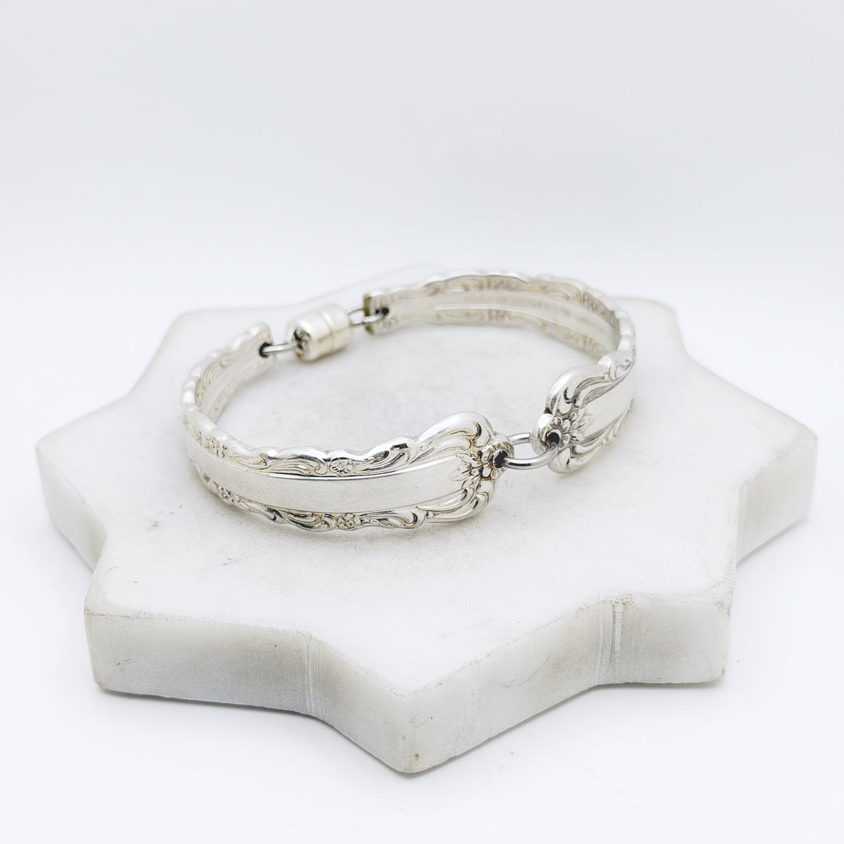 Bellfontaine 1973, RARE Two-Part Spoon Bracelet, Vintage Spoon Handle, Vintage Spoon Bracelet Bracelets callistafaye