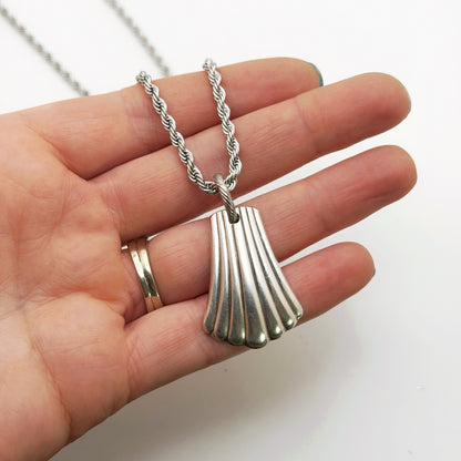 Floral Queen 1992, Reclaimed Spoon Handle Pendant, Vintage Silver Necklace Necklaces callistafaye