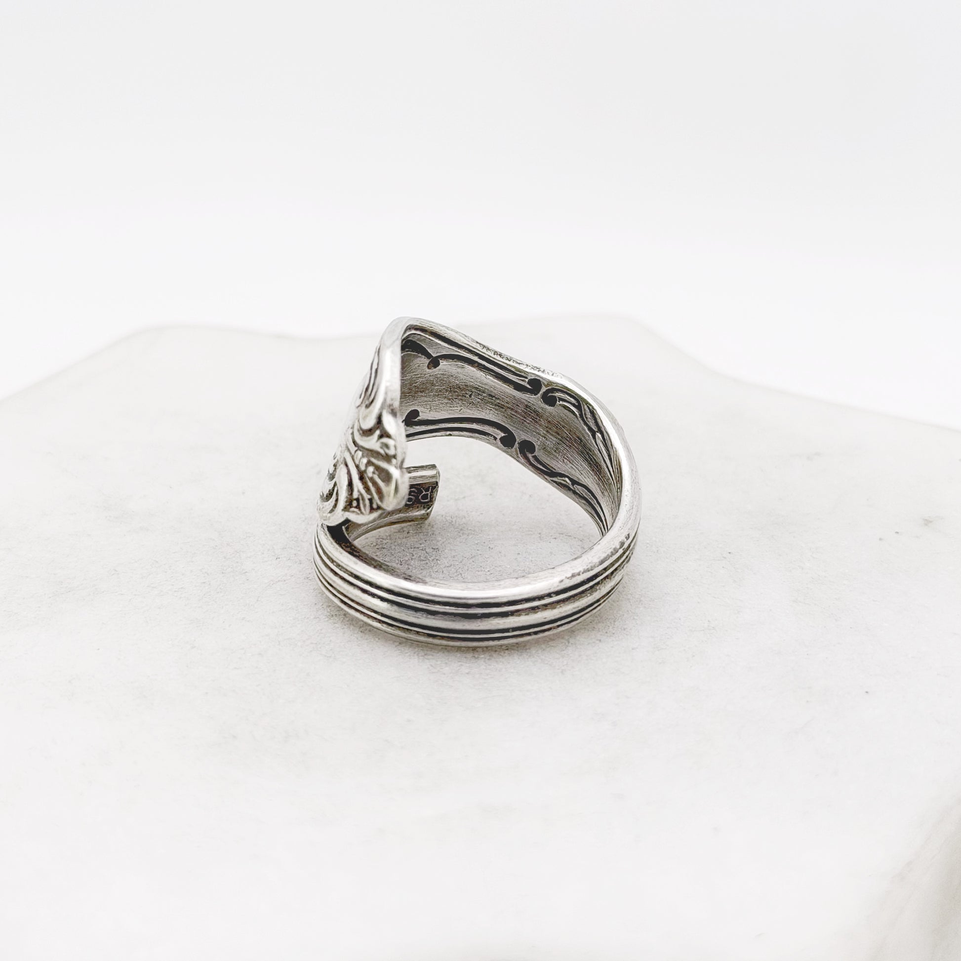 Chalice Harmony 1958, Size 8.5, Spiral Ring, Vintage Spoon Ring Rings callistafaye