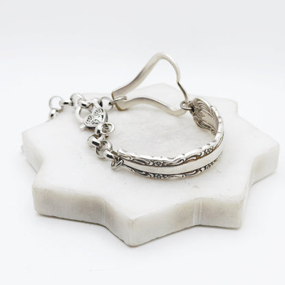 Bellfontaine 1973, RARE Curly Fork Heart Bracelet, Vintage Spoon Handle, Vintage Fork Bracelet Bracelets callistafaye