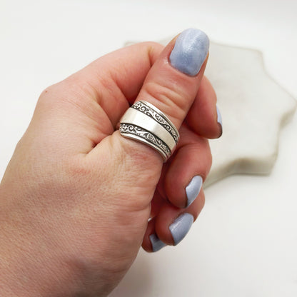 Gracious 1939, Custom Size Spoon Ring, Vintage Silverware Ring Rings callistafaye