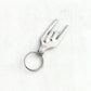 Rock On, Fork Mood Keychain, Hand Gesture Keychain, Vintage Silverware Keychain Keychains callistafaye   