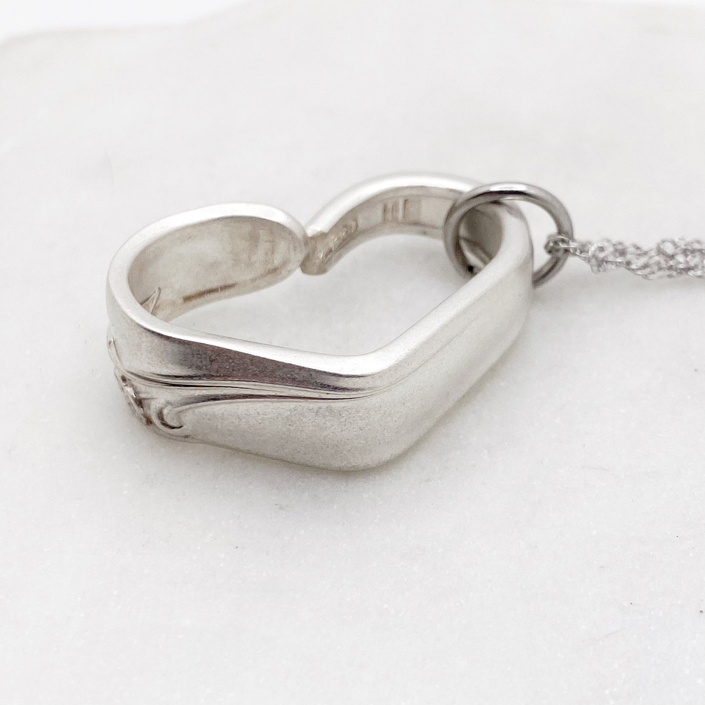 Exquisite 1957, Small Floating Heart, Vintage Spoon Jewelry Hearts callistafaye   