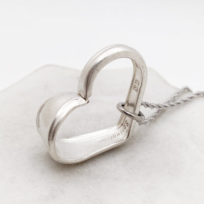 Springtime 1957, Floating Heart, Vintage Spoon Jewelry Hearts callistafaye