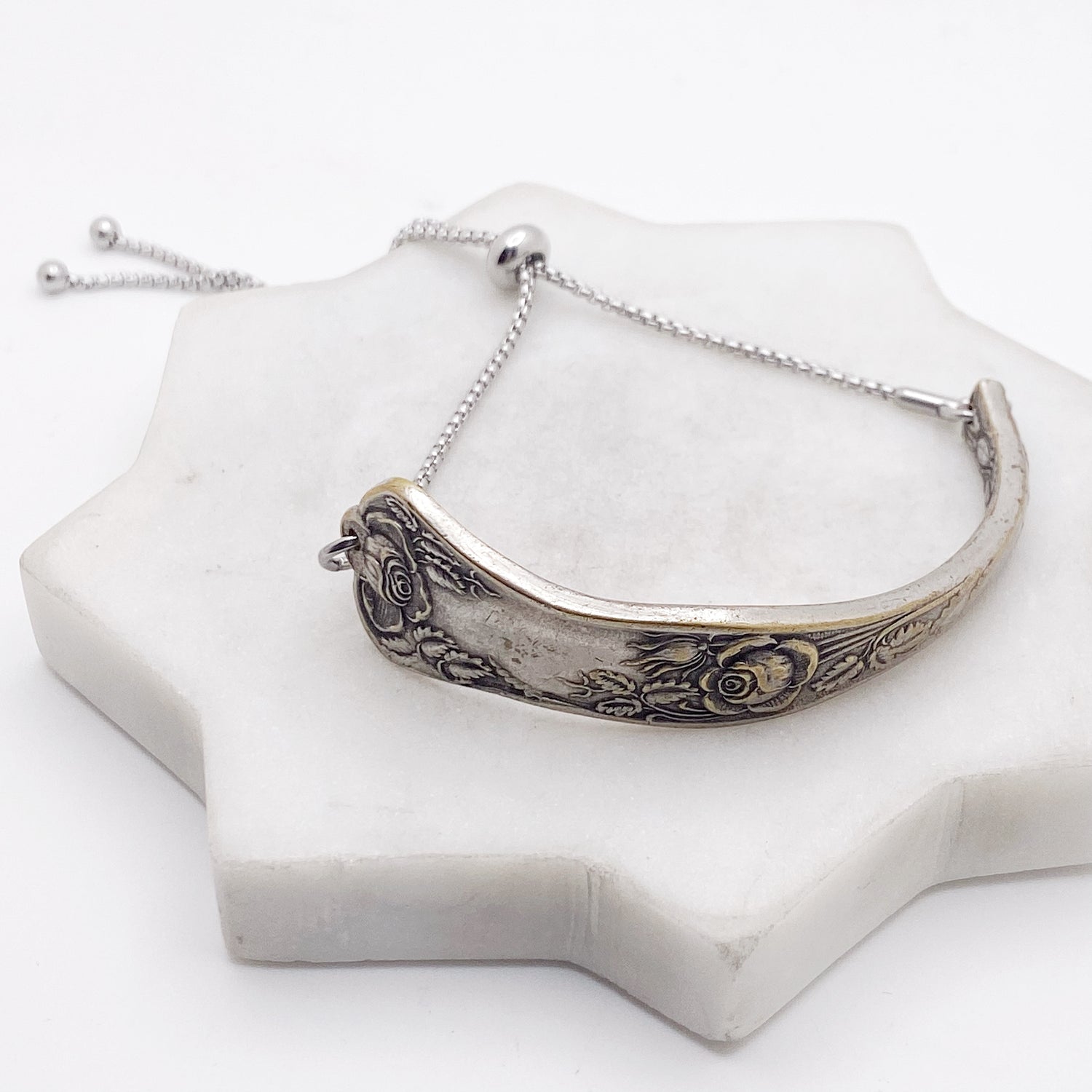 Rosalie 1905, Adjustable Bracelet, Antique Reclaimed Vintage Spoon Handle, Antique Spoon Bracelet Bracelets callistafaye