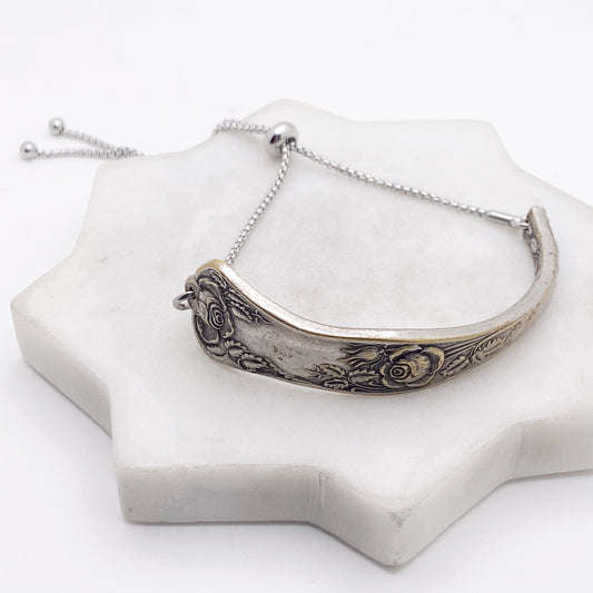 Rosalie 1905, Adjustable Bracelet, Antique Reclaimed Vintage Spoon Handle, Antique Spoon Bracelet Bracelets callistafaye