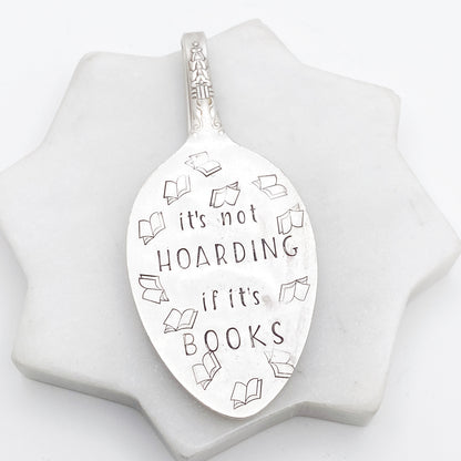 It's Not Hoarding if it's Books, Vintage Spoon Bookmark Bookmarks callistafaye   