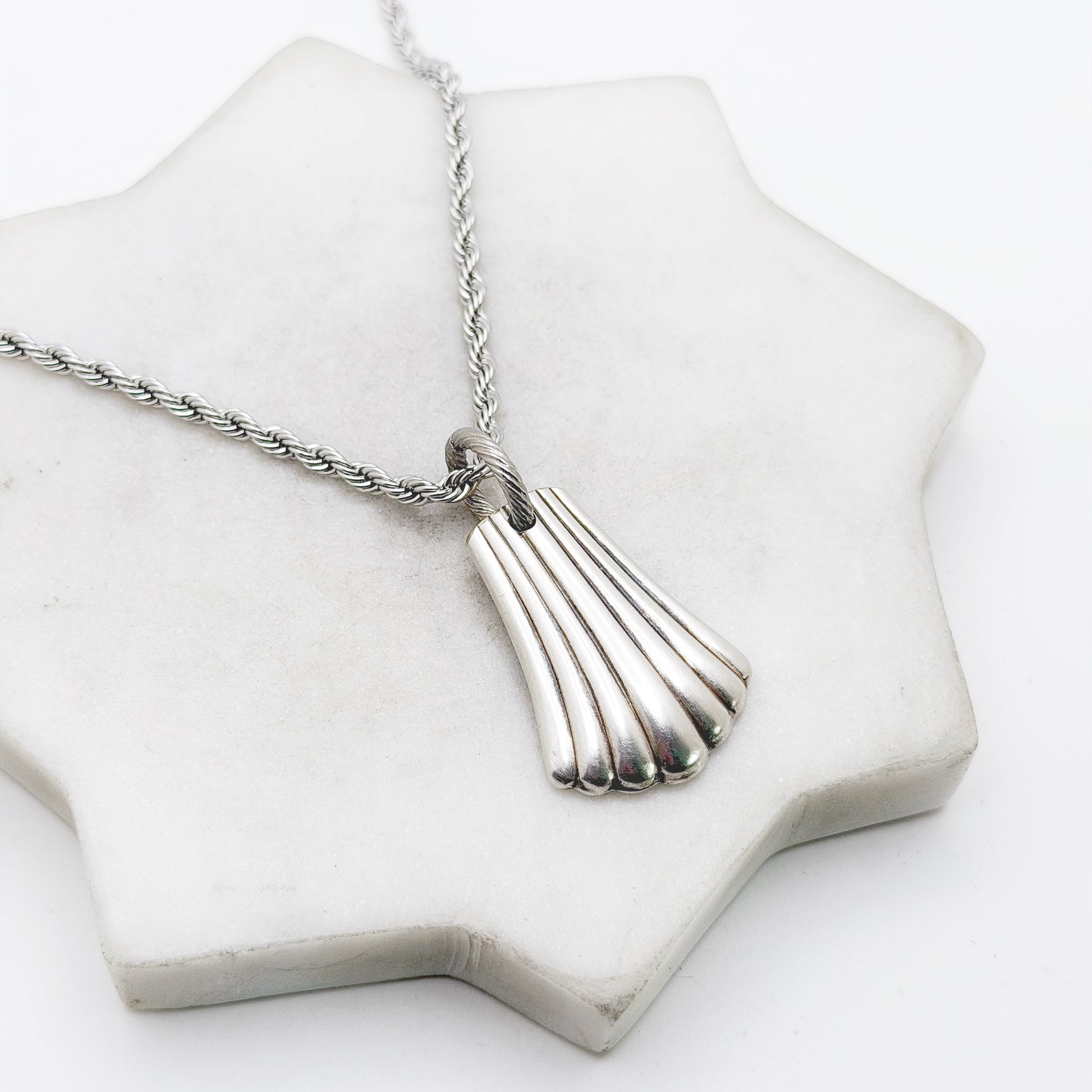 Floral Queen 1992, Reclaimed Spoon Handle Pendant, Vintage Silver Necklace Necklaces callistafaye