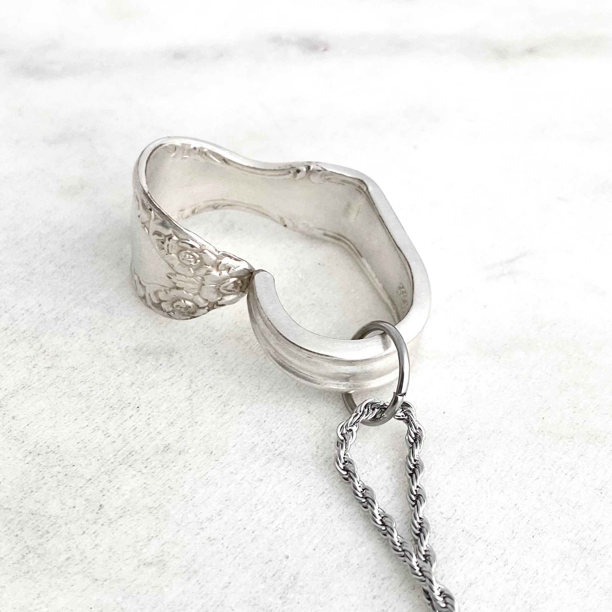 Silvery Mist 1955, Floating Heart, Vintage Spoon Jewelry Hearts callistafaye   