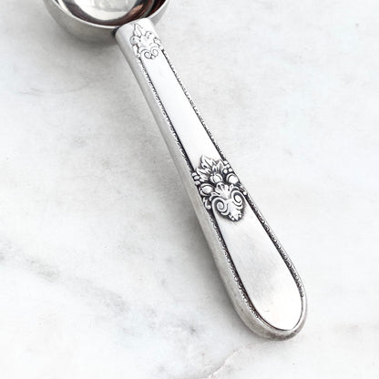 Adoration 1930, Coffee Measuring Spoon, Vintage Silverware Scoop Scoop callistafaye   