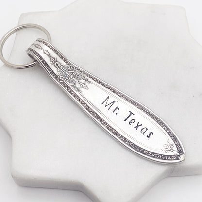 CUSTOM Spoon Handle Keychain, Teacher Gift Keychains callistafaye