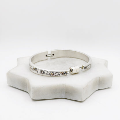 Silver Lace 1968, RARE Two-Part Spoon Bracelet, Vintage Spoon Handle, Vintage Spoon Bracelet Bracelets callistafaye