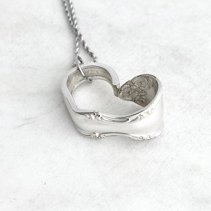 Silvery Mist 1955, Floating Heart, Vintage Spoon Jewelry Hearts callistafaye   