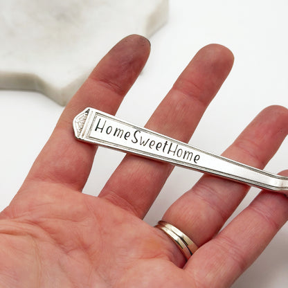 Home Sweet Home, Spoon Handle Keychain Keychains callistafaye