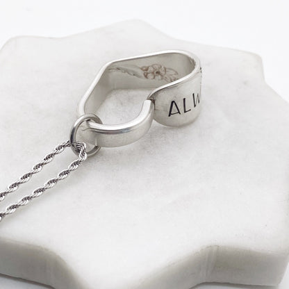 Always, Bridal Wreath 1950, Floating Heart Keychain, Vintage Spoon Keychain Hearts callistafaye