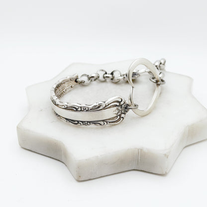 Bellfontaine 1973, RARE Curly Fork Heart Bracelet, Vintage Spoon Handle, Vintage Fork Bracelet Bracelets callistafaye